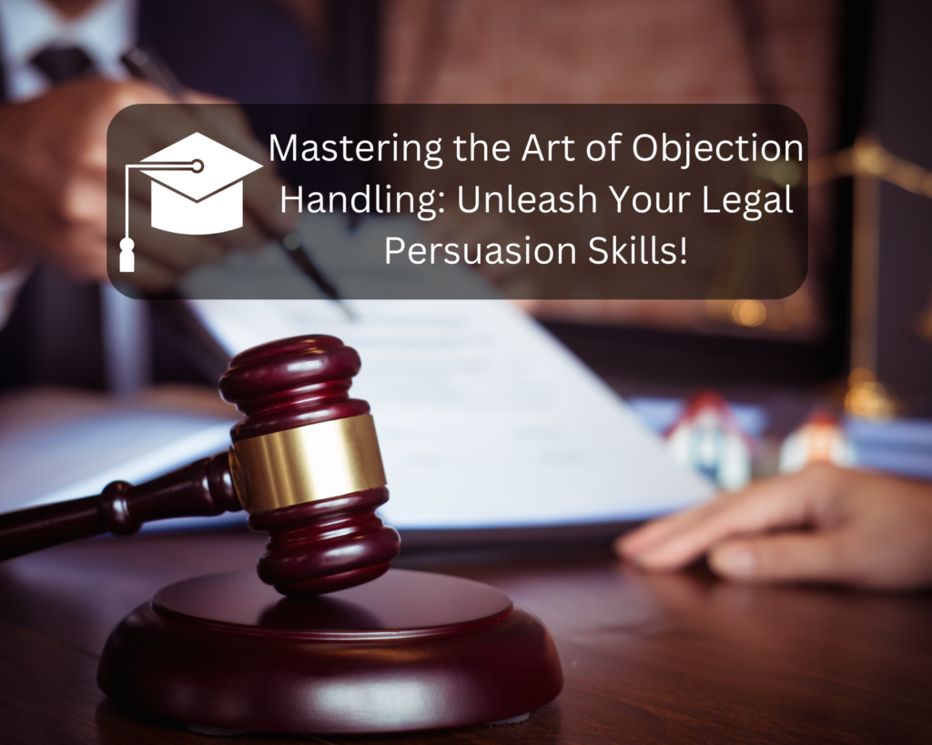 Handling objections and rebuttals are essential skills for legal professionals. In legal proceedings, objections and counterarguments can arise unexpectedly, challenging the strength of your case. This guide outlines strategies to effectively handle objections and deliver persuasive rebuttals while maintaining your legal position. These skills are crucial for legal professionals to protect their client's interests, maintain persuasive arguments, and navigate legal proceedings effectively.